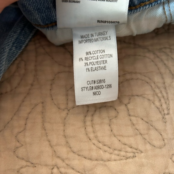 AGOLDE Nico high rise slim fit jeans. Excellent condition, size 23. - Picture 3 of 6